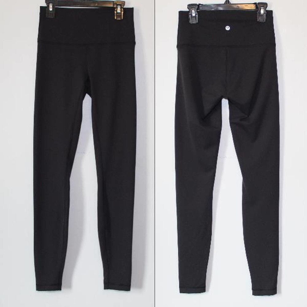 Lululemon Wunder Train High Rise Tight 28" Black Everlux Women's Size 6 H14171 - Picture 14 of 15
